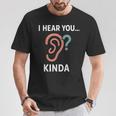 難聴啓発聴覚障害者文化asl学生cochlear Tシャツ 面白い贈り物