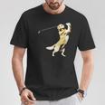 面白いtシャツ ゴールデンレトリバー ゴルフ イヌ メンズ グッズ かわいい おもしろ 面白い 服 ネタ Tシャツ 面白い贈り物