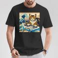 面白いtシャツ 猫 ネコ ゲーム ゲーマー メンズ 猫好き グッズ おもしろ 面白い 服 ネタ 猫の下僕 Tシャツ 面白い贈り物
