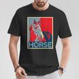 面白いtシャツ 馬 競馬 馬tシャツ レース 乗馬 ジョッキー 文字入り メンズ おもしろ 面白い Tシャツ 面白い贈り物