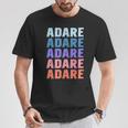 面白いギフトネーム Adare 名前入り Tシャツ 面白い贈り物