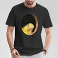 面白いセキセイインコ イエロー セキセイインコ ペット 鳥好きのギフト Tシャツ 面白い贈り物