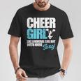 面白いチアリーダーシャツ かわいいチアリーディングガールギフト Tシャツ 面白い贈り物