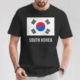 韓国 韓国の国旗 Tシャツ 面白い贈り物