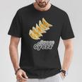 餃子 ぎょうざ Gyoza【中華 Okazu】ご飯タイム【変なtシャツ屋さん】面白い ポップ デザイン イラスト Tシャツ 面白い贈り物