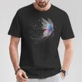 魔法の蝶 神秘的な蝶 銀河 星 Tシャツ 面白い贈り物