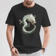 龍人 龍神 ドラゴンモチーフ 神話芸術 龍神竜 Tシャツ 面白い贈り物
