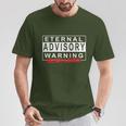 Eternal Advisory Warning Jesus Lives Cool Christmas Tシャツ 面白い贈り物