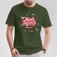 Happy Holiday And Merry Christmas Quote Festive Greetings Tシャツ 面白い贈り物