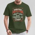 Norton Blood Run Through Myeins Family Christmas Tシャツ 面白い贈り物