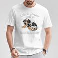& Life Is Better Dapple Dachshund Lover Tシャツ 面白い贈り物