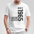 1965年5月以来素晴らしい、1965年5月の誕生日に生まれる Tシャツ 面白い贈り物