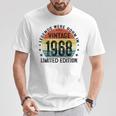 56歳ギフトtシャツ Best Of 1968 Legends Were Born In 1968 Tシャツ 面白い贈り物