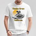 70S 80S Ca レトロ サーフィン ペリカン サンタクルーズ Tシャツ 面白い贈り物
