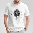 Agave Titanota【アガベ品質管理人】白鯨 ボタニカル 長袖tシャツ Tシャツ 面白い贈り物
