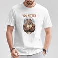 Alpha Wolf I 'Ll Protect You Kitten No Matter What Dominance 長袖tシャツ Tシャツ 面白い贈り物