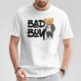 Angry Bad Boystyle、クールなテディベア、バッドボーイグラフィックデザイン。 Tシャツ 面白い贈り物