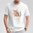 Armadillo かわいいアーマー アニマル アルマジロ 長袖tシャツ Tシャツ 面白い贈り物