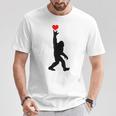 Asl Bigfoot I Love Youign Language Bigfoot I Love You Asl Tシャツ 面白い贈り物