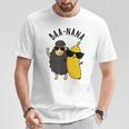 Baa-Nana おもしろバナナ羊しゃれ Tシャツ 面白い贈り物