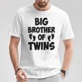 Big Brother Of Twins New Big Brotheriblingギフト Tシャツ 面白い贈り物