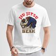 Bjj ブラジリアン柔術 クマのようにトレーニング Tシャツ 面白い贈り物