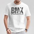 Bmxビンテージバイクファンの贈り物少年少女自転車bmx Tシャツ 面白い贈り物