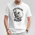 Bone-Chilling 本 スケルトン 読書 ブックワームブックラバーズ 長袖tシャツ Tシャツ 面白い贈り物