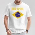 Brasilブラジルブラジル国旗 Tシャツ 面白い贈り物