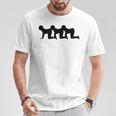 Centipede Humor Human Centiped Parody Horor Tシャツ 面白い贈り物