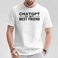 Chatgptは私の親友です Tシャツ 面白い贈り物