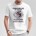 Chinchillas Are Awesome 面白いチンチラママパパ Tシャツ 面白い贈り物