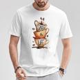 Coffee Is Life 愉快なコーヒー好きのギフト Tシャツ 面白い贈り物