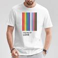 Colors Of Love Lgbt Flag Pride Month トランスジェンダー レインボーtシャツ Tシャツ 面白い贈り物