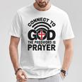 Connect To God The Password Is Prayer Jesus Christian Faith。 Tシャツ 面白い贈り物