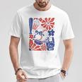 Coquette Bow Game Day Baseball Softball Cheer Mom Vintage T-Shirt Unique Gifts