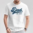 Dad Est 2025 Dad To Be New Dad Tシャツ 面白い贈り物