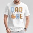 Dad Of Theweet One クッキーとミルク 1歳の誕生日パーティー Tシャツ 面白い贈り物