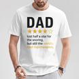 Dadtar Rating いびきジョーク 世界最高のお昼寝チャンピオン Tシャツ 面白い贈り物