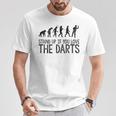 Darts ダーツプレイヤーのための男性ダーツギフト Tシャツ 面白い贈り物