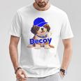 Decoy 愛犬 子犬 デコピン Decoy Kooikerhondje Puppy Tシャツ 面白い贈り物