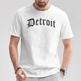 Detroit デトロイト Tシャツ 面白い贈り物