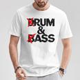 Drum And Bass Rum & Ass Tシャツ 面白い贈り物