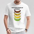 The Evolution Of Banana Novelty Graphic & Cool s Tシャツ 面白い贈り物