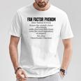 Fan Factor Phenom Draws The Crowd's Favor Effortlessly Tシャツ 面白い贈り物