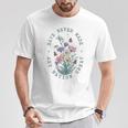 Floral Butterflies Democrat President Liberal T-Shirt Unique Gifts