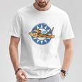 Flying Tigers カーティス P-40B ウォーホーク 第二次世界大戦 飛行機 長袖tシャツ Tシャツ 面白い贈り物