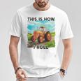 Farming Farmers This Is How I Roll トラクター Tシャツ 面白い贈り物