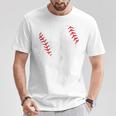 My Favorite Player Calls Me Gaga Baseball Heart T-Shirt Personalized Gifts