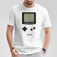 Gameboy オリジナルゲーマー 面白いオタクビデオゲームシャツ Tシャツ 面白い贈り物